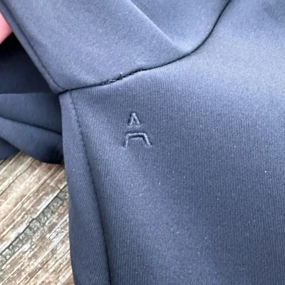 ADAY Up In The Air Jacket Scuba Asymmetrical Zip Biker Jacket - Picture 8 of 9